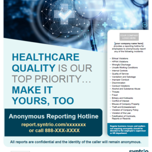 Syntrio - Collateral Healthcare Poster