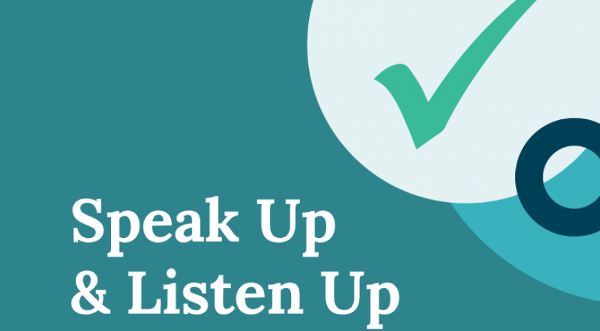 Speak Up and Listen Up Checklist