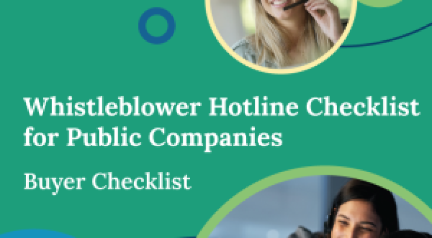 Public Company Hotline Checklist