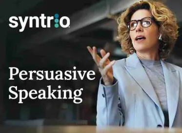 Syntrio - Building Skills new course - Persuasive Speaking