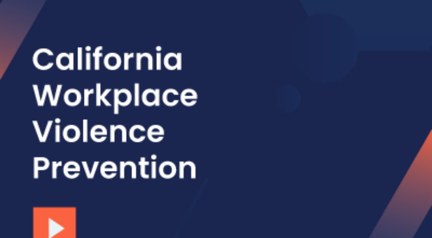 California Workplace Violence Prevention