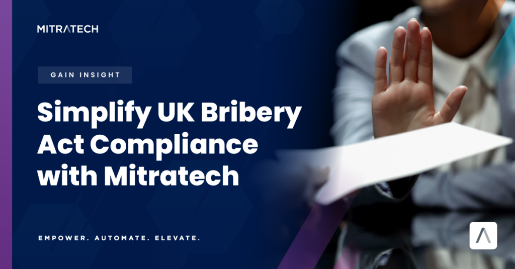 Ensure UK Bribery Act Compliance with Mitratech - PPC